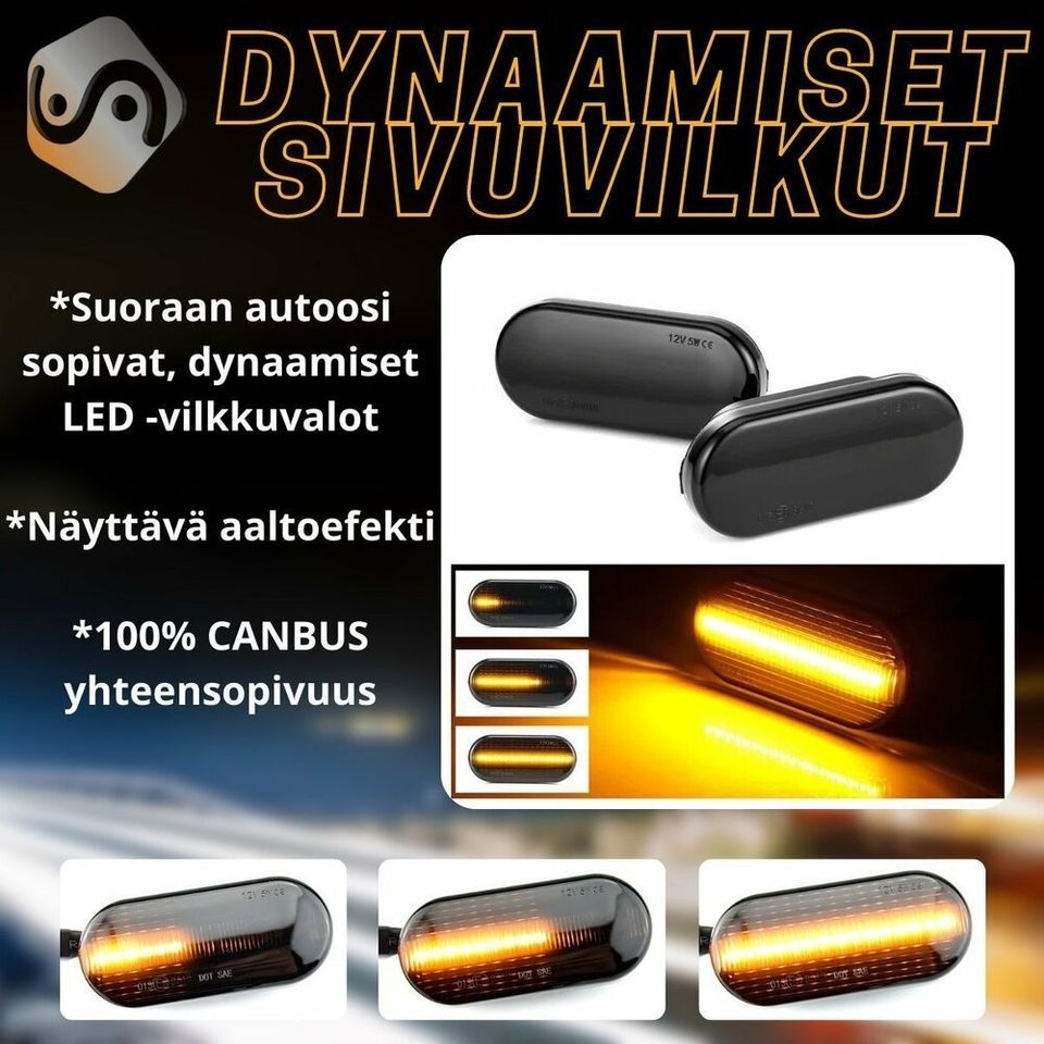 Volkswagen Dynaamiset Aalto Sivuvilkut ; 2 Väriä