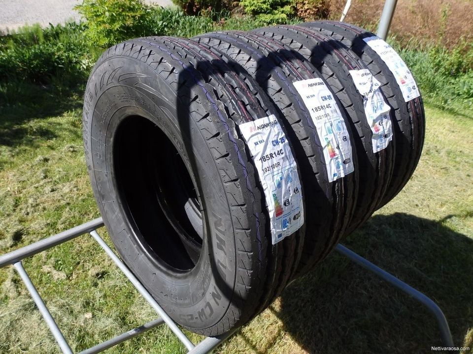 Uudet Nankang 185/80R14C kesärenkaat rahteineen