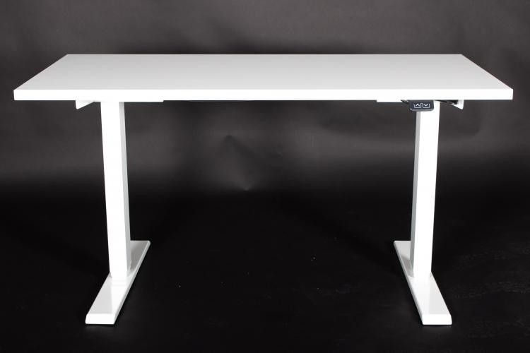 Sähköpöytä 120 x 60 cm, valkoinen