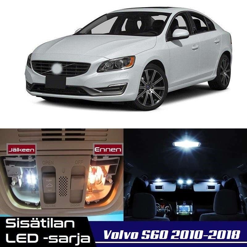 Volvo S60 Sisätilan LED -muutossarja 6000K