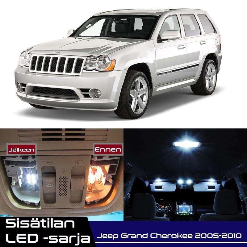 Jeep Grand Cherokee (WK) Sisätilan LED -muutossar