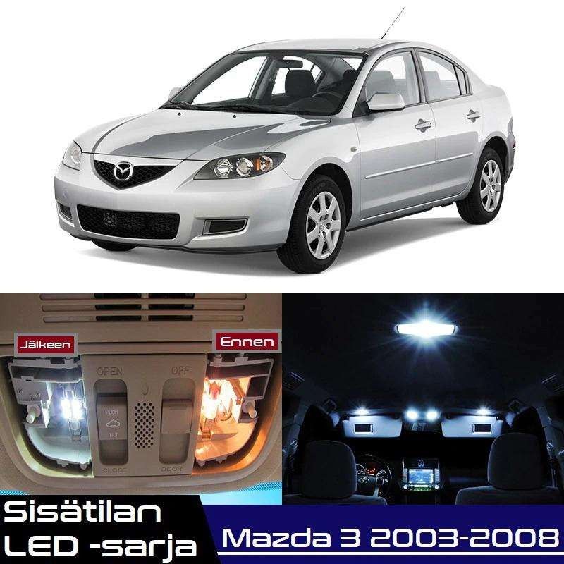 Mazda 3 (BK) Sisätilan LED -muutossarja 6000K ; x12