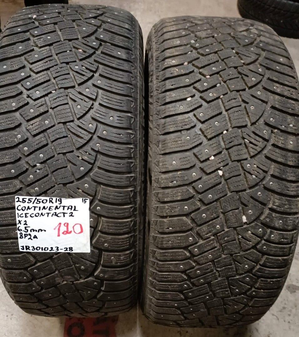 255/50R19 käytetyt nastarenkaat Continental