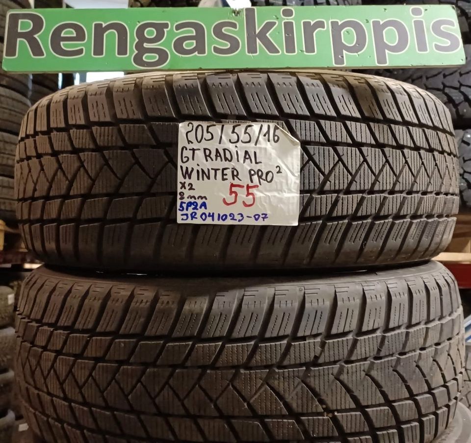 205/55R16 käytetyt kitkarenkaat GT Radial