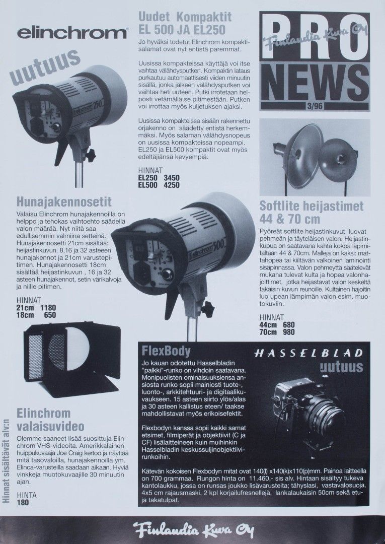 Finlandia Kuva Oy pro news 3/96