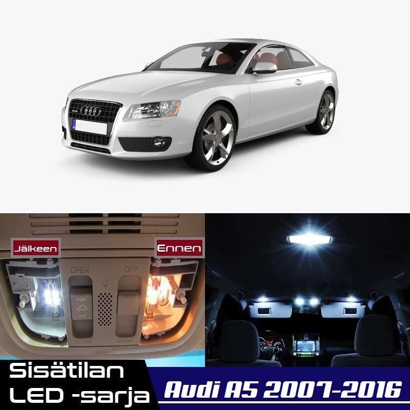 Audi A5 (8T/8F) Sisätilan LED -muutossarja 6000K