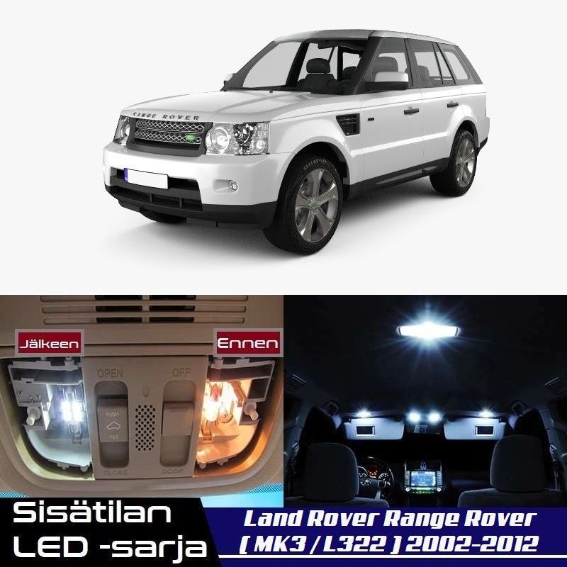 Range Rover (MK3) Sisätilan LED -muutossarja 6000k