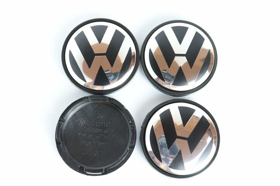 Volkswagen Kromi-Mustat 65mm Vannekeskiöt