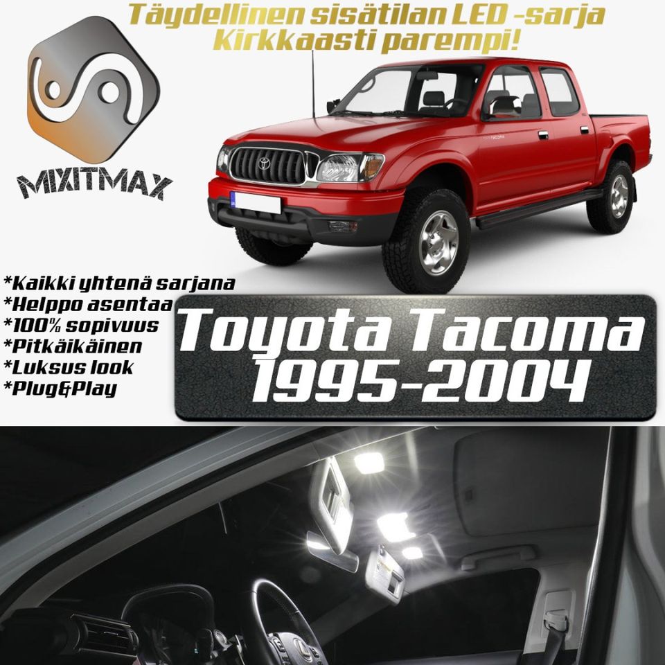 Toyota Tacoma (MK1) Sisätilan LED -muutossarja