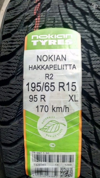 195\65R15 Nokian Hakkapeliitta R2 UUDET TARJOUS