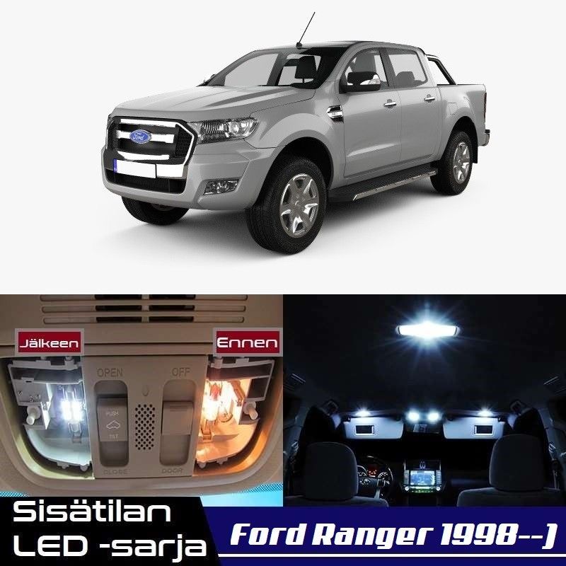 Ford Ranger / Wildtrak Sisätilan LED -muutossarja