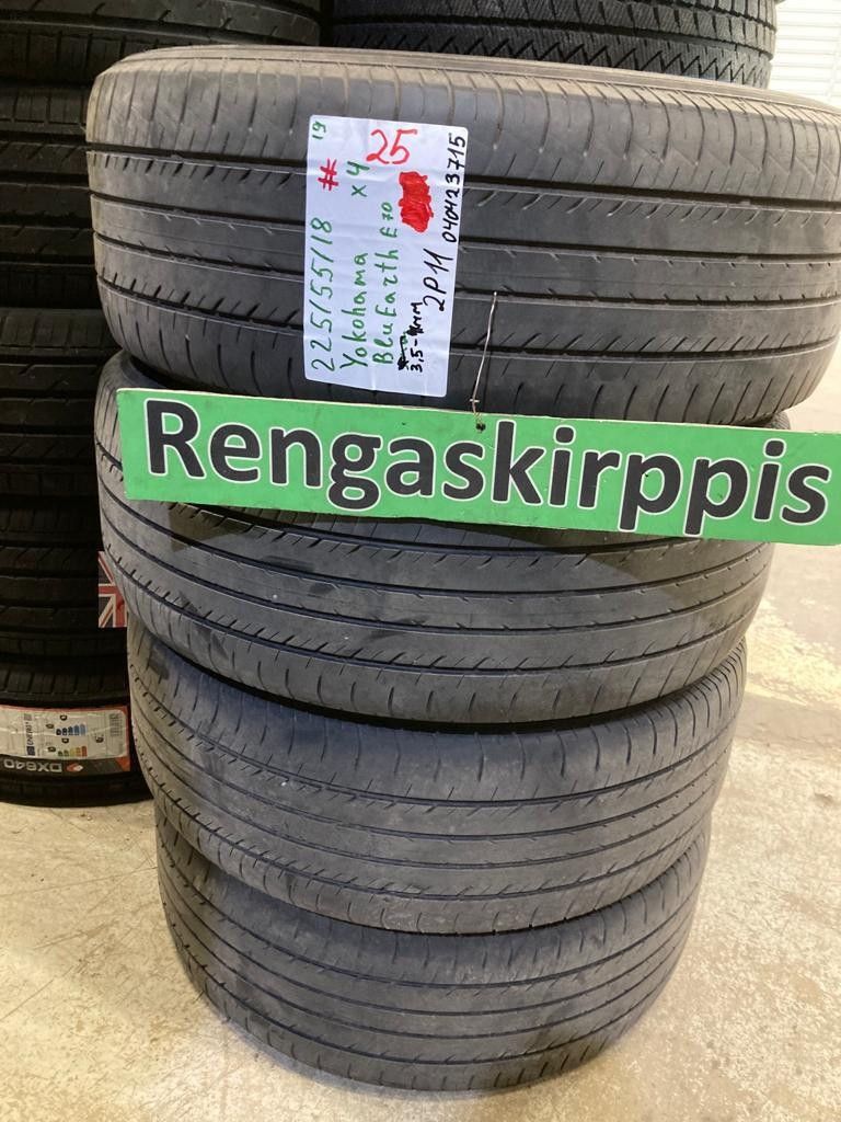 225/55R18 käytetyt kesärenkaat Yokohama