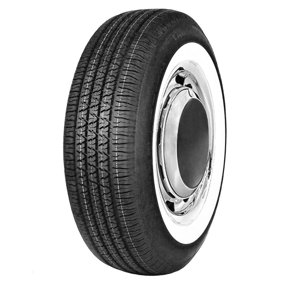 Uudet Kontio 185/80R13 valkosivurenkaat rahteineen