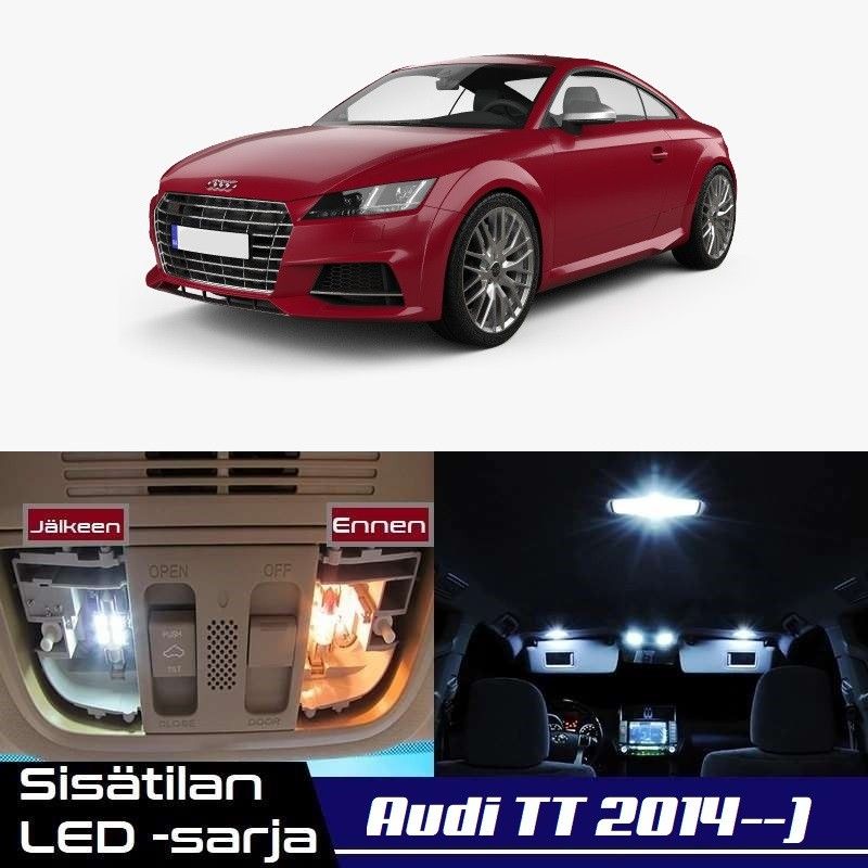 Audi TT (8S) Sisätilan LED -muutossarja 6000K