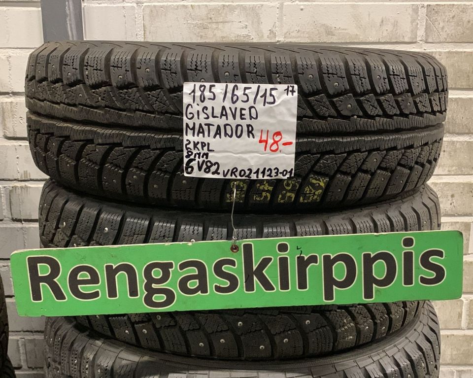 185/65R15 käytetyt nastarenkaat Gislaved