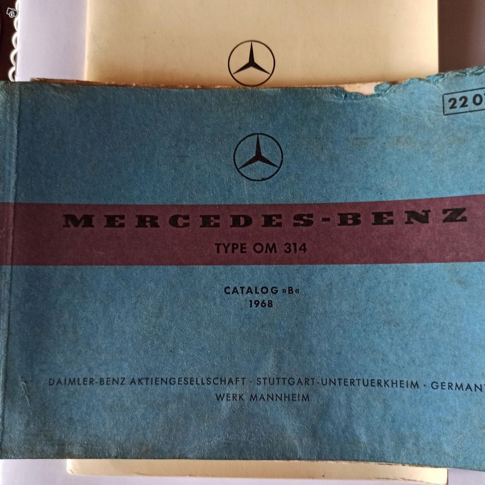 Mercedes-Benz OM 314 Catalog B