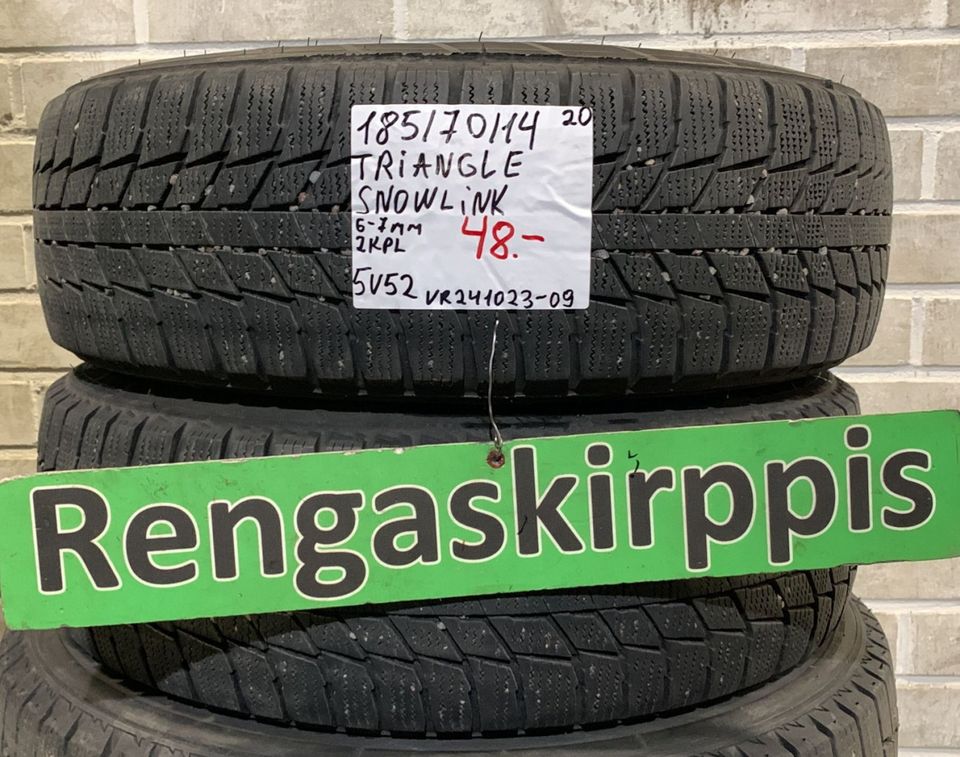 185/70R14 käytetyt kitkarenkaat Triangle