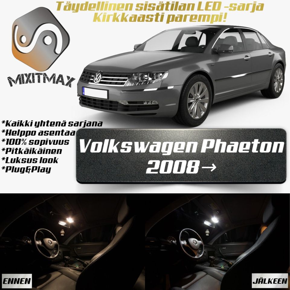 Volkswagen Phaeton Sisätilan LED -muutossarja