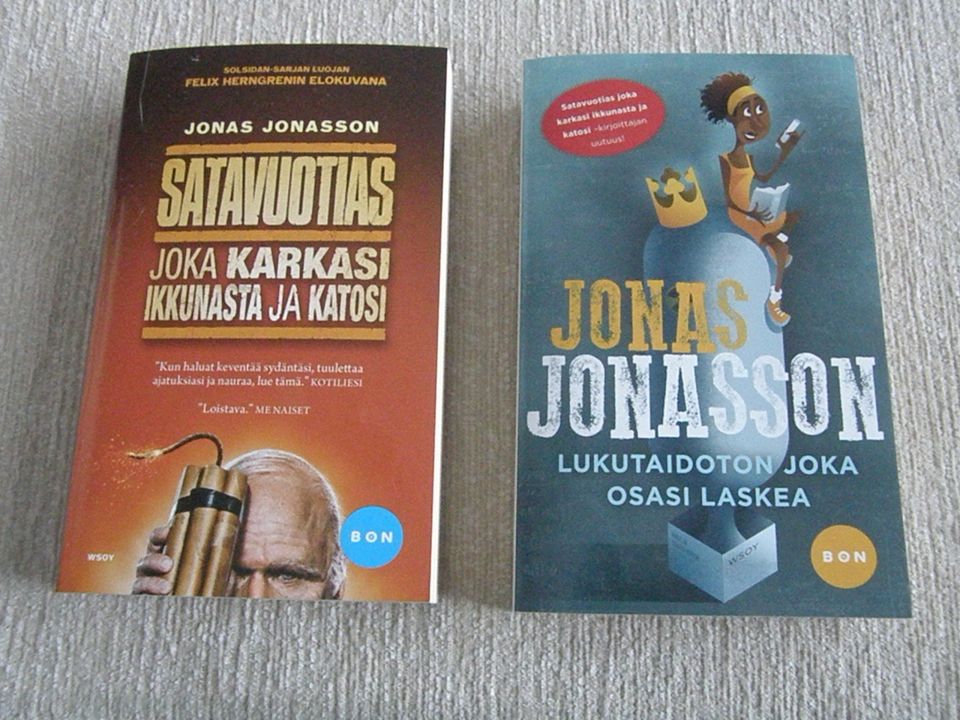 Jonas Jonassonin kirjoja