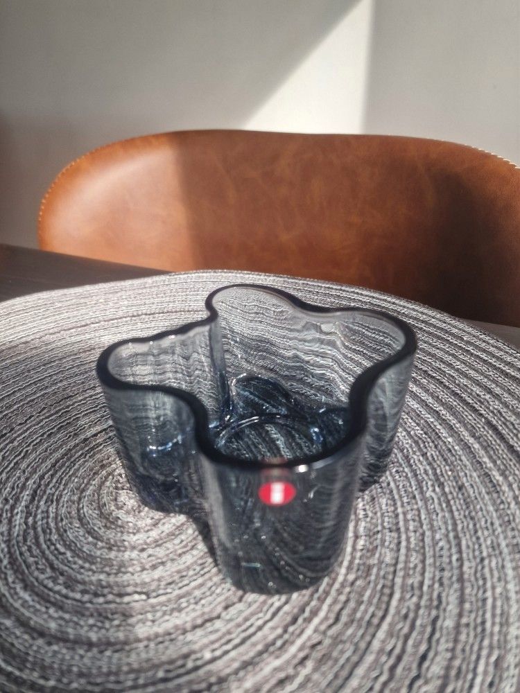 Harmaa Iittala Aalto kynttilälyhty