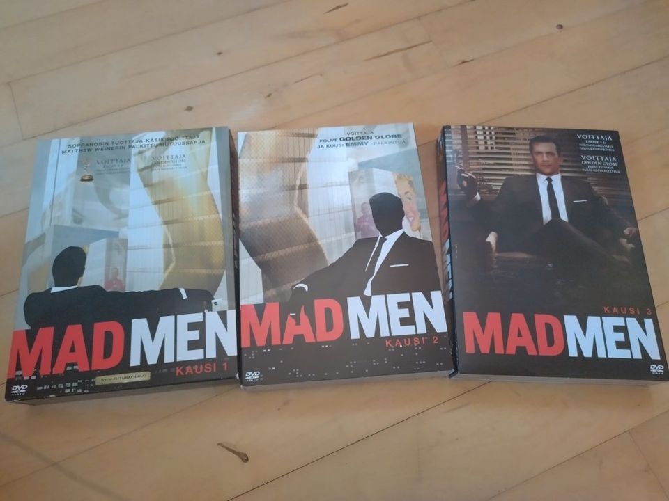 Mad Men kaudet 1-3 DVD