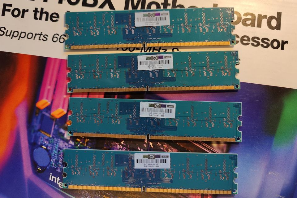 Hp 512 MB DDR2 4200U 4 kpl