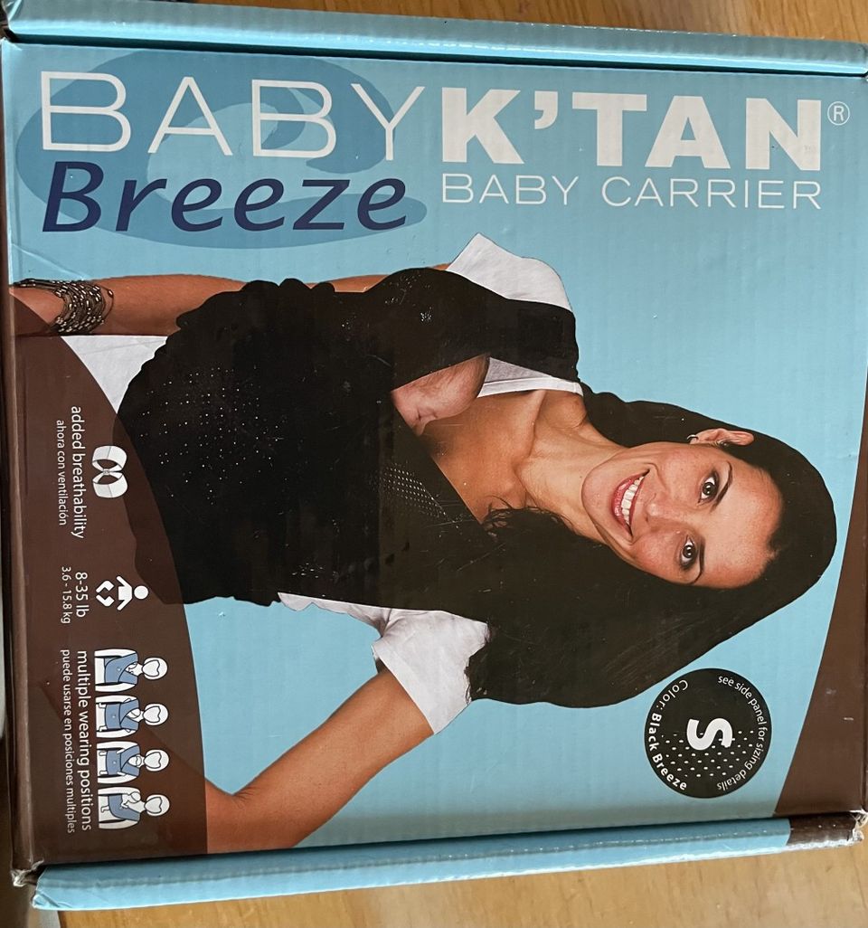 Baby K tan breeze carrier
