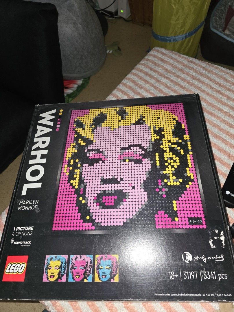 Lego Marilyn Monroe taulu