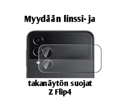 M: Samsung Galaxy Z Flip4 linssi- ja näytönsuoja