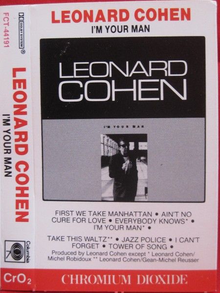 Leonard Cohen I'm Your Man C-kasetti
