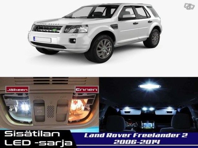 Land Rover Freelander 2 Sisätilan LED -sarja ;x12