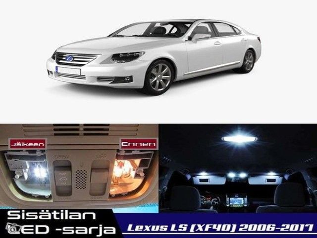 Lexus LS (XF40) Sisätilan LED -sarja ;19 -osainen