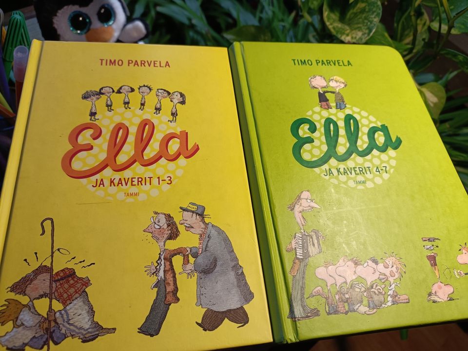 Ella ja kaverit 1-7, kovakantisia kokoelmakirjoja