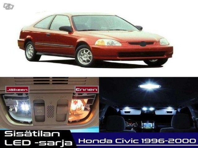 Honda Civic (G6) Sisätilan LED -sarja ;6 -osainen