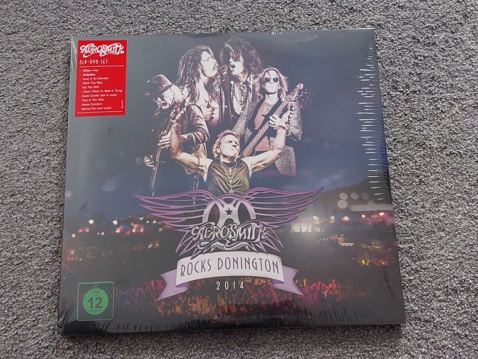 (LP) Aerosmith - Rocks Donington 2014 3LP+DVD Set