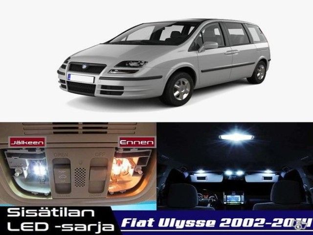Fiat Ulysse (MK2) Sisätilan LED -sarja ;16-osainen