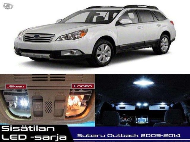 Subaru Outback (MK4) Sisätilan LED -sarja ;x8