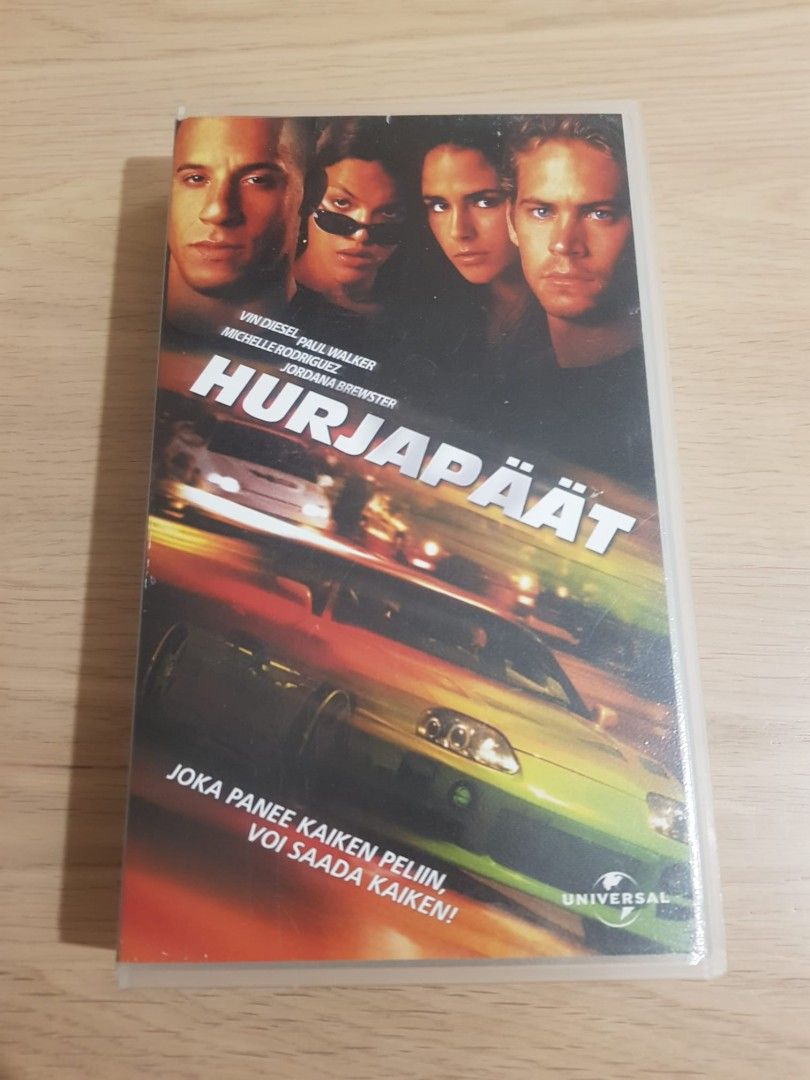 Hurjapäät / The Fast And The Furious -VHS