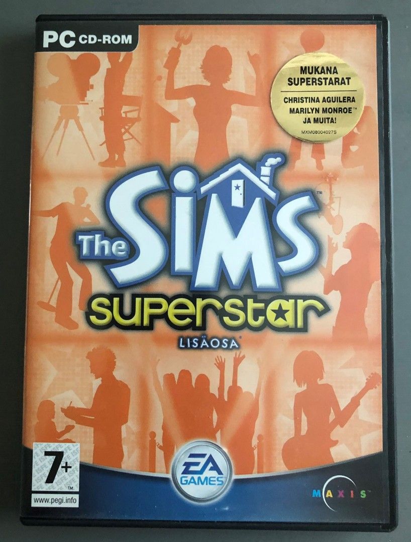 Pc peli The Sims Superstar lisäosa