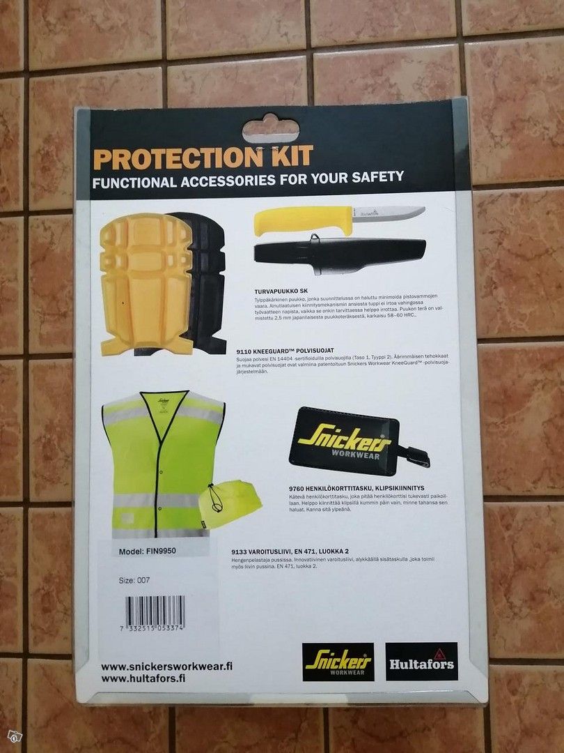 Protection kit, avaamaton paketti