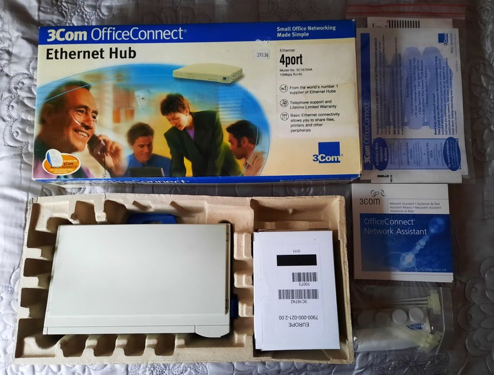 3Com 3C16700A OfficeConnect 8-porttinen Ethernet-keskitin Hub