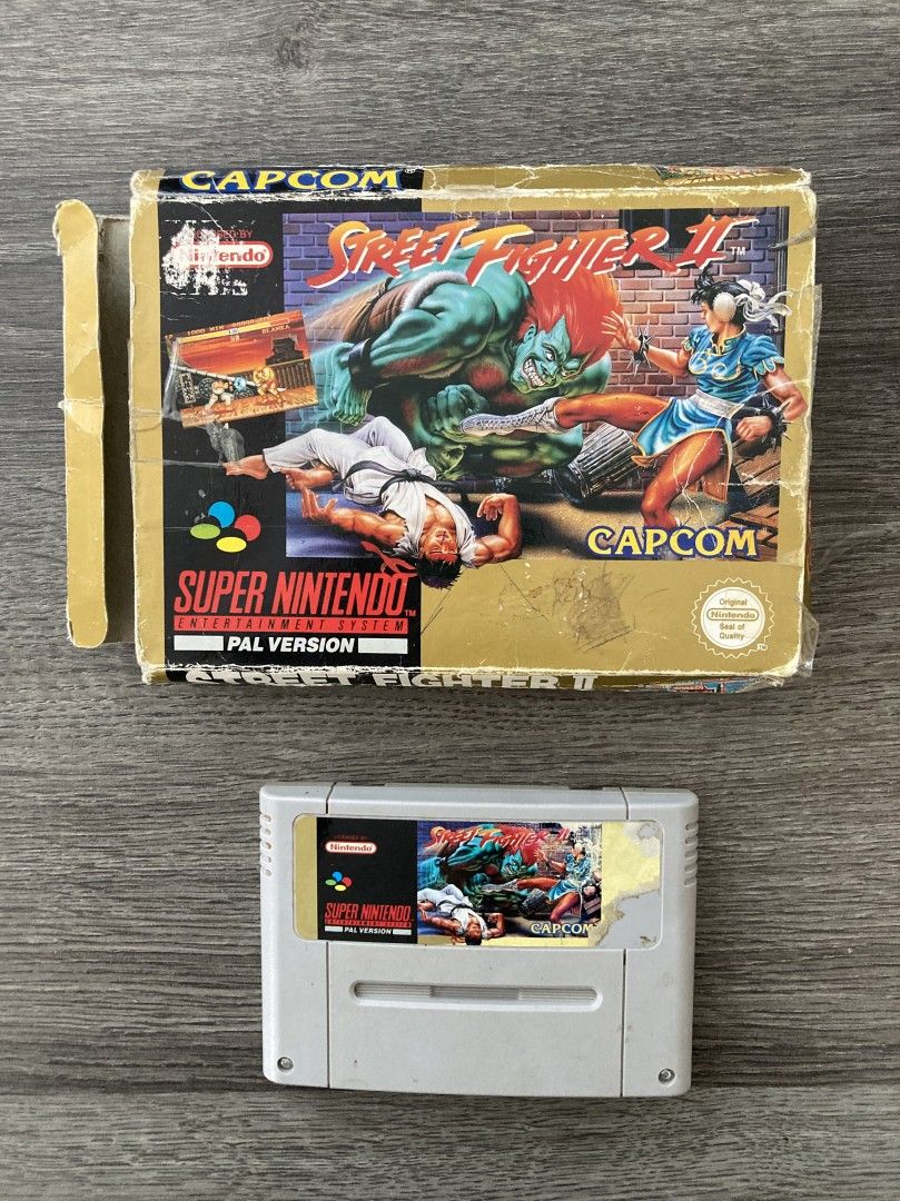 Street Fighter II SNES PAL