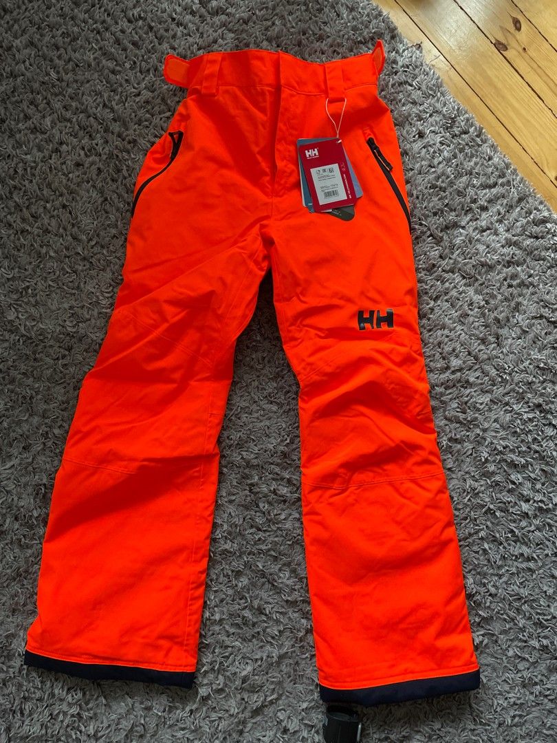 Neon oranssit Helly Hansen lasketteluhousut 176cm