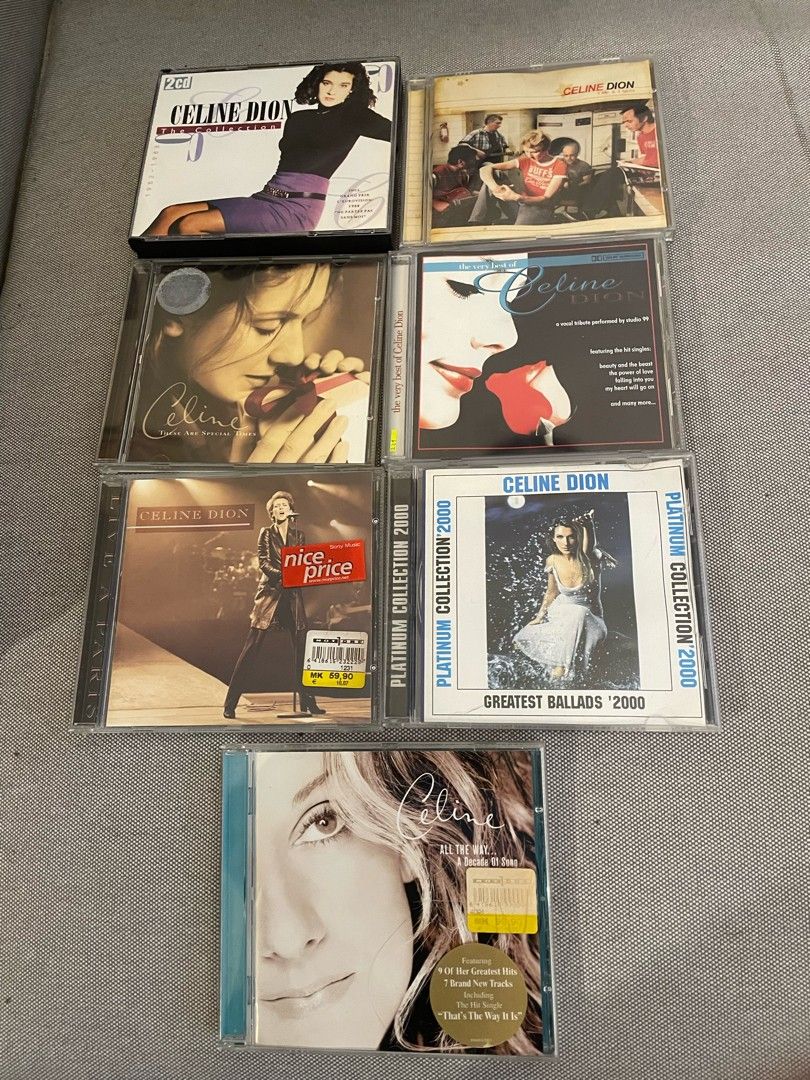 Celine Dion CD-levyjä