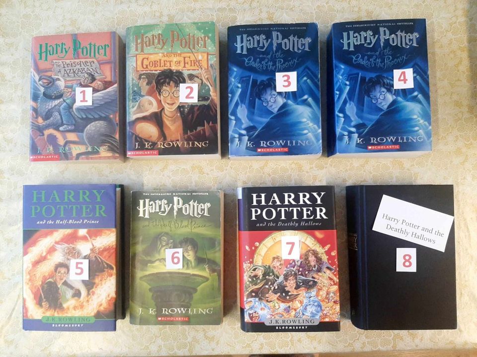 Harry Potter kirja englanniksi - in English