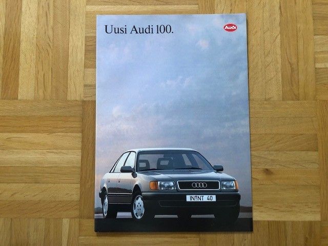 Esite Audi 100 C4 vuodelta 1990/1991