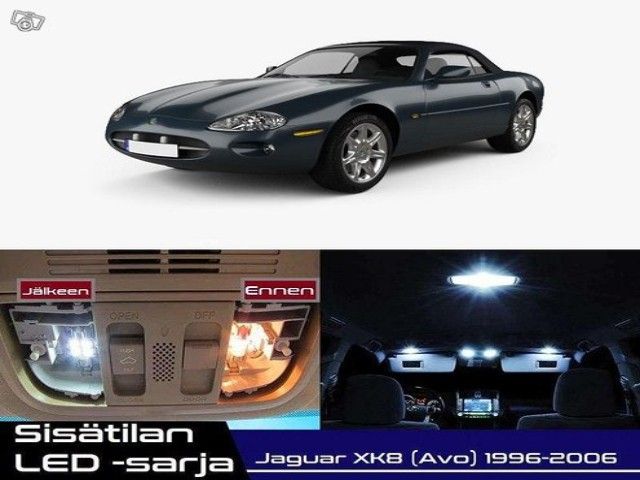 Jaguar XK8/XKR (AVO) Sisätilan LED -sarja ;x16