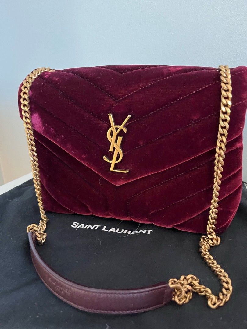 Saint Laurent YSL velvet Loulou laukku