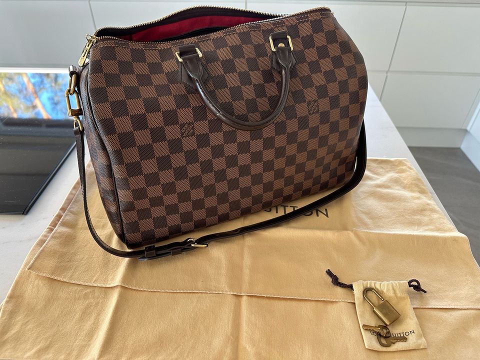 Louis Vuitton Speedy Bandoulière 35 Damier Ebene