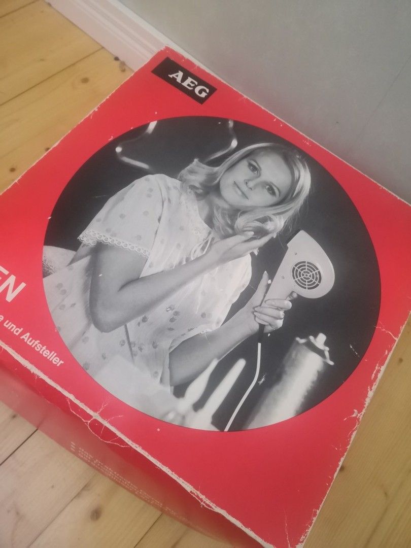 AEG hiustenkuivain 1968 retro